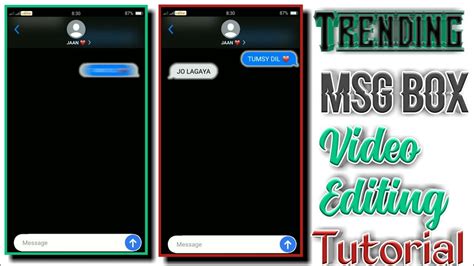 How To Create Trending Msg Box Text Status In Alight Motion Status