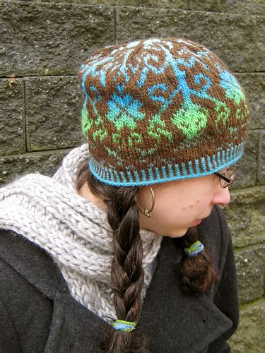 Ravelry Thistle And Shamrock Beanie Pattern By Erica Jackofsky Fiddle