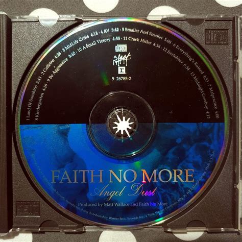 Faith No More Angel Dust Cd Album Hobbies Toys Music Media Cds