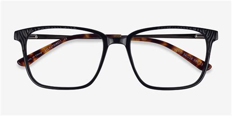 Venti Rectangle Black Glasses For Men Eyebuydirect Canada