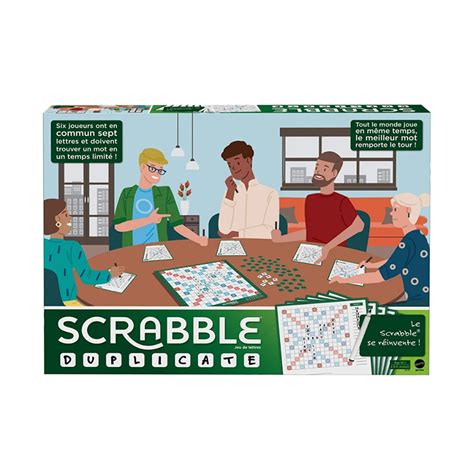 Scrabble Duplicate Jeu De Soci T Mattel Supercou