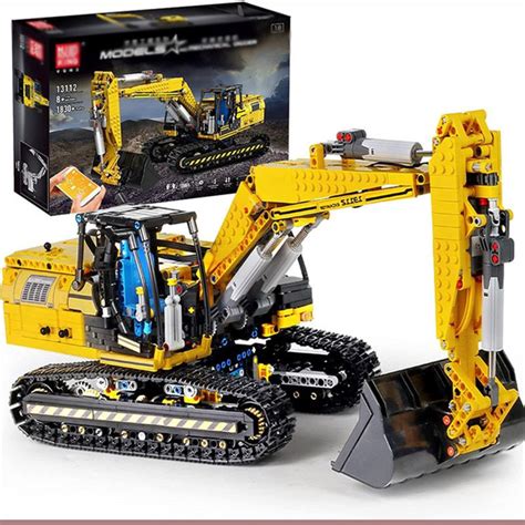 13112 Техника Набор экскаватора с дистанционным управлением, 1830 ...