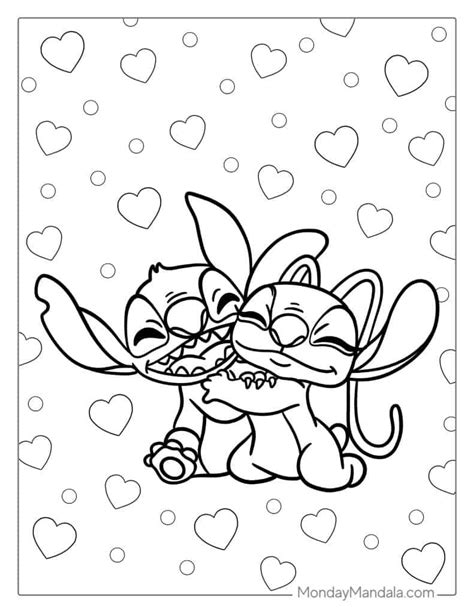 Lilo And Stitch Hugging Coloring Pages – Themelower