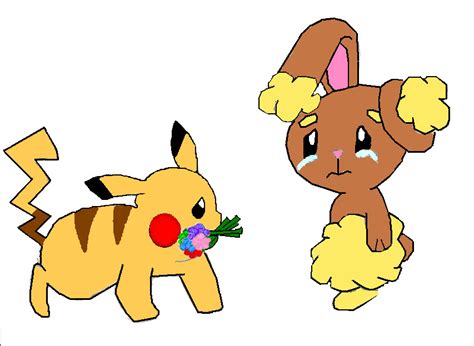 Sad Buneary And Pikachu By Sonamylove On Deviantart