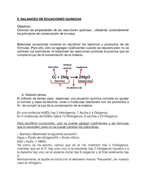 Programa Para Balancear Ecuaciones Quimicas Freeteenbys