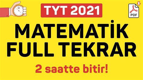 Tyt Matemat K Full Tekrar Pdf Enol Hoca In