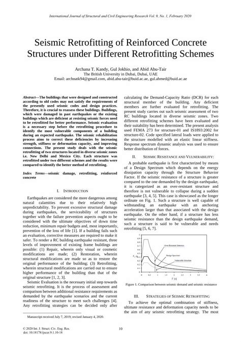 Pdf Seismic Retrofitting Of Reinforced Concrete Structures Dokumen Tips