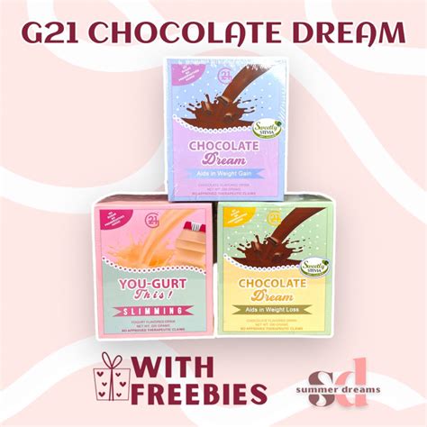 G21 Chocolate Dream Weight Gain With Stevia 10 Sachets Shopee Philippines