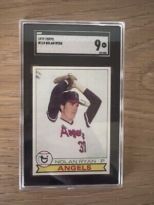 1979 Topps Nolan Ryan 115 HOF SGC 9 MT EBay