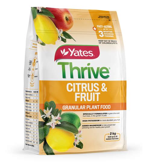 Yates Thrive Citrus And Fruit Granular Plant Food