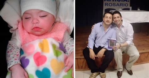 Beb Hiv Adoptada Por Casal Gay Ap S Ser Rejeitada Por Fam Lias