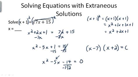 Equations with Radicals ( Video ) | Algebra | CK-12 Foundation