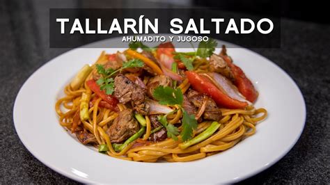 COMO PREPARAR TALLARÍN SALTADO PERUANO ACOMER PE COMIDA PERUANA