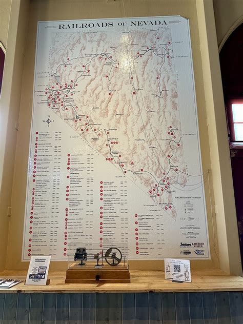 Nevada Railroad Map Nevada State Railroad Museum Flickr