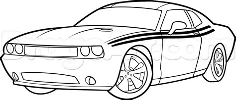 Muscle Car Drawing - ClipArt Best