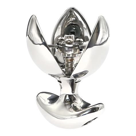 Heavy Stainless Steel Expanding Anal Plug With Lock S Supplies