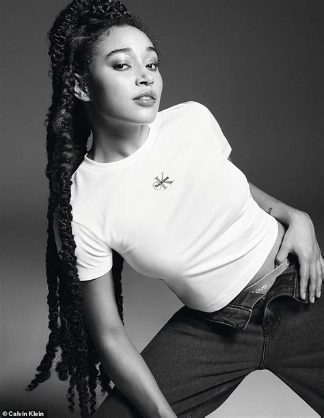 Amandla Stenberg Strips Down To Just Her Underwear For Calvin Kleins Latest Campaign Daily