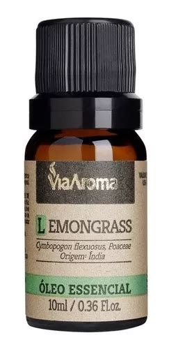 Leo Essencial Lemongrass Via Aroma 10ml Parcelamento Sem Juros