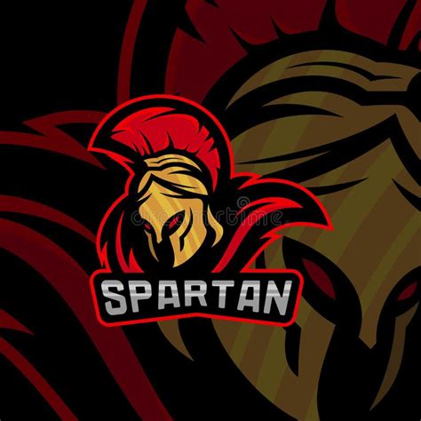 Spartan Logo Vector Template. Modern Logo Esport Team Stock Vector - Illustration of centurion ...