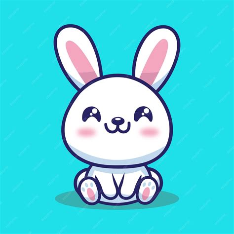 Premium Vector Cute Rabbit Cartoon Vector Icon Illustration Animal