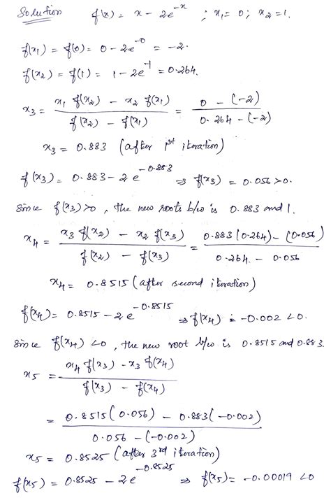 [solved] Determine Its Root Using Secant Method Start With Two Points