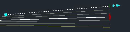 Pressure Pipe Grips In Part Based Pressure Network Plan View