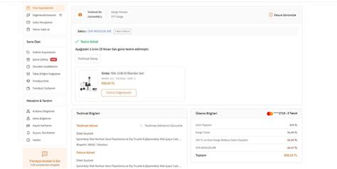 Trendyol Ova Mağazaları Sinbo Shb 3186 El Blender Seti Arızalı Ürün