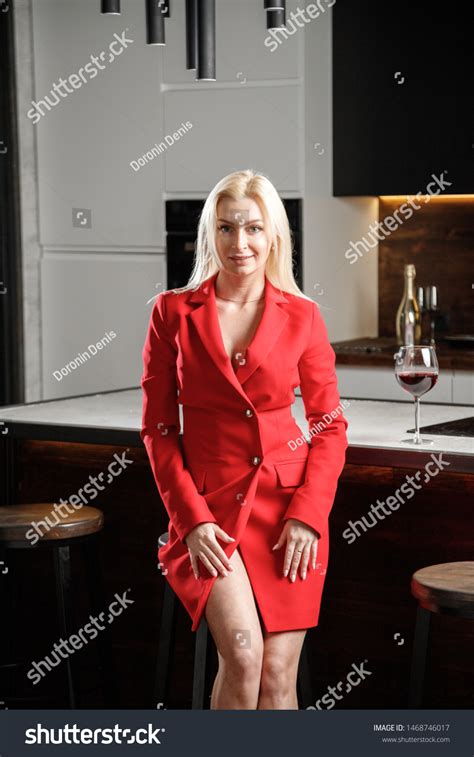 Beautiful Girl Sexy Blonde Business Jacket Stock Photo 1468746017 Shutterstock