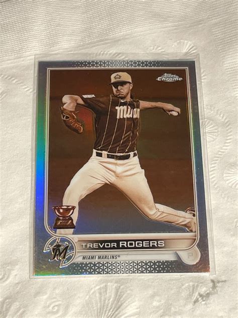 Trevor Rogers Rookie Cup Topps Chrome Sp Refractor Miami Marlins