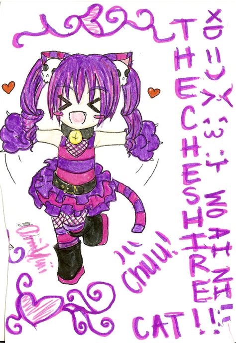 Chibi Cheshire Cat By Scarletrainxlll On Deviantart