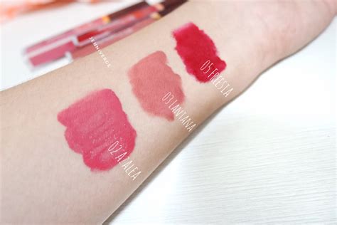 REVIEW SWATCHES Purbasari Hi Matte Lip Cream Eyeshadow Oil