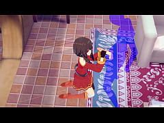 Konosuba Hentai Megumin Hard Sex Handjob Blowjob And Fucked Japanese Asian Manga Anime