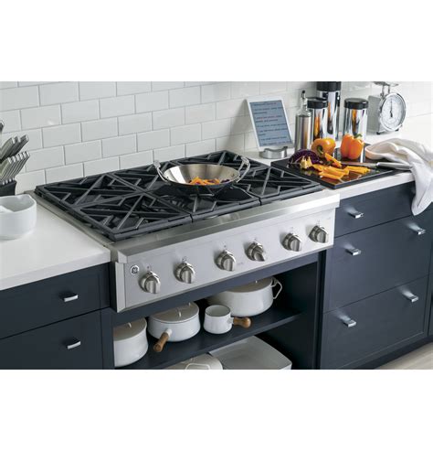 GE Cafe Series CGU366P2TS1 36 Gas Rangetop ADA Appliances