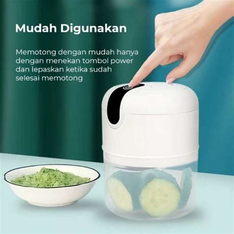 Jual USB Mini Chopper V 3001 Blender Portable Pencacah Bumbu Daging Di