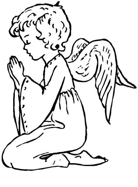 Printable Angel Coloring Pages - Coloring Home