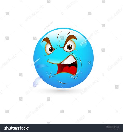 Smiley Emoticons Face Vector Shout Stock Vector (Royalty Free ...