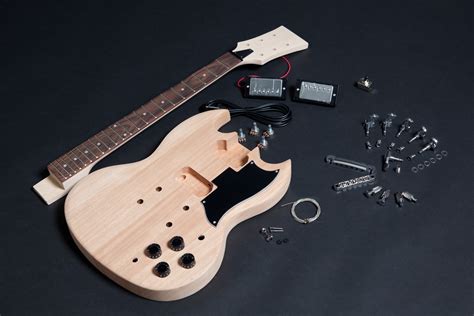 MAHOGANY SG ELECTRIC GUITAR DIY KIT Clandestine Guitars Tienda