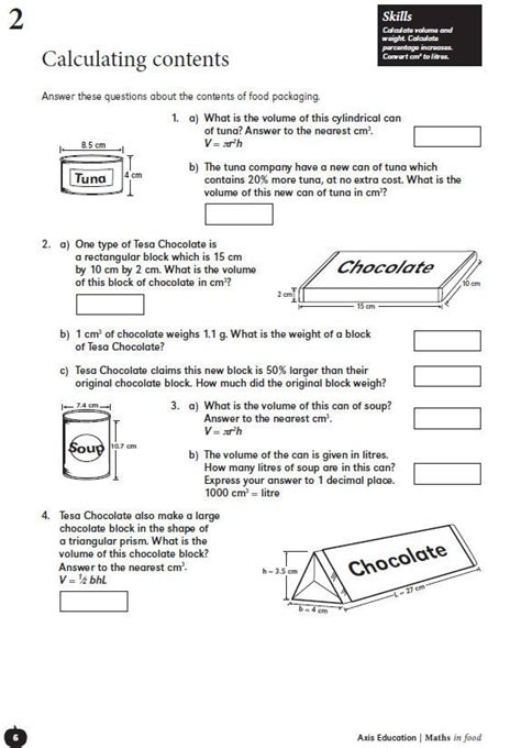 Free Functional Skills Maths Worksheets