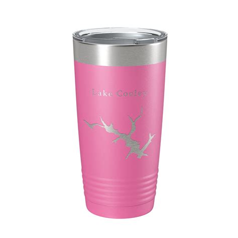 Lake Cooley Map Tumbler Travel Mug Insulated Laser Engraved Coffee Cup