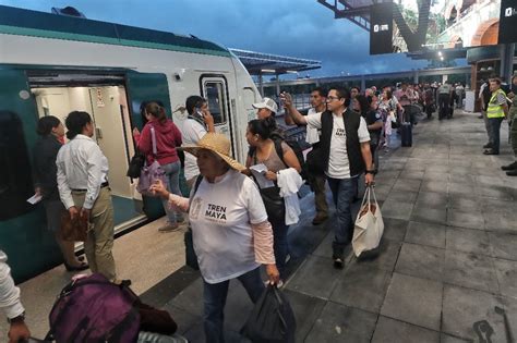 La Jornada Emoción de los primeros pasajeros del Tren Maya