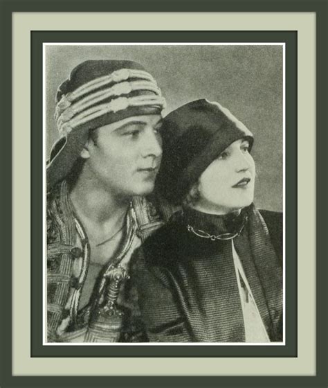 Rudolph Valentino And Agnes Ayres In The Son Of The Sheik Photoplay