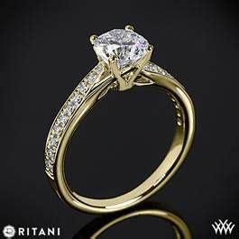 Diamond Engagement Ring Settings | Diamond engagement ring set, Pave ...