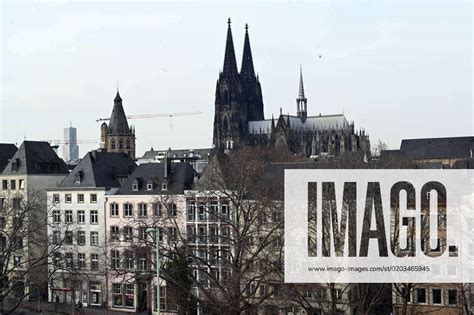 View Of Cologne Old Town With City Hall Tower Cologne Cathedral And