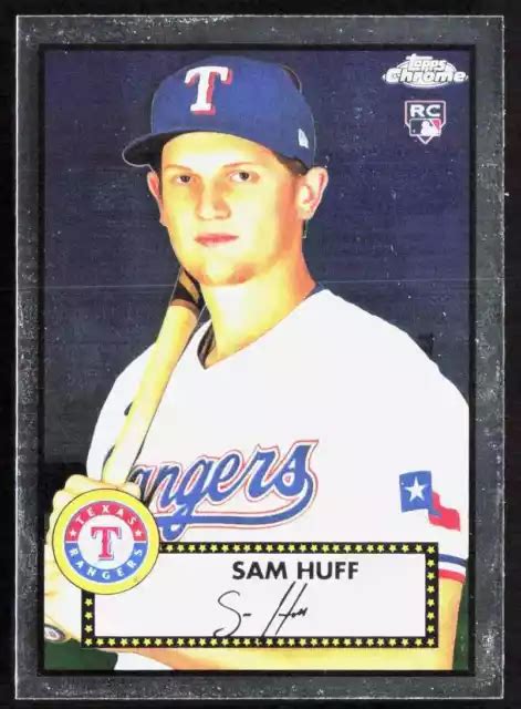 Topps Chrome Platine Base Anniversaire Sam Huff Rc Texas