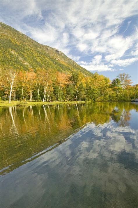 Crawford Notch State Park In The White Mountains New Hampshire Stock