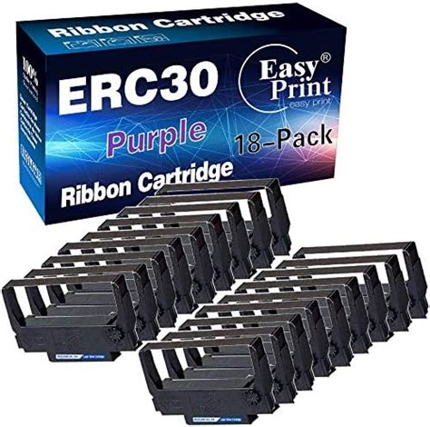 Amazon LxTek 30 Pack Compatible Ribbon Replacement For ERC 30 ERC