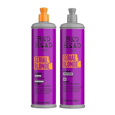 Tigi Bed Head Serial Blonde Shampoo 600ml Conditioner 600ml | Hair Gallery