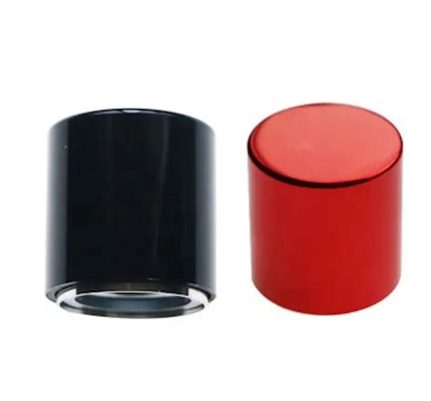 Shiny Black Magnetic Perfume Bottle Caps Customized Logo For Small