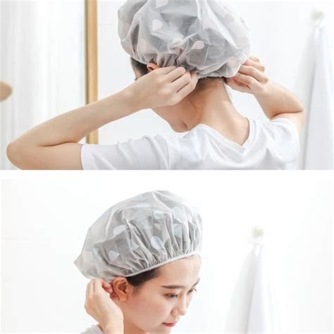 Bonnet De Douche Tanche Pour Salle De Bain Chapeau De Cuisine Pour