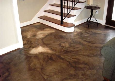 Acid Stained Concrete Floor Colors Flooring Ideas